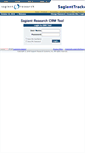 Mobile Screenshot of crm.sagientresearch.com